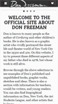 Mobile Screenshot of donfreeman.info